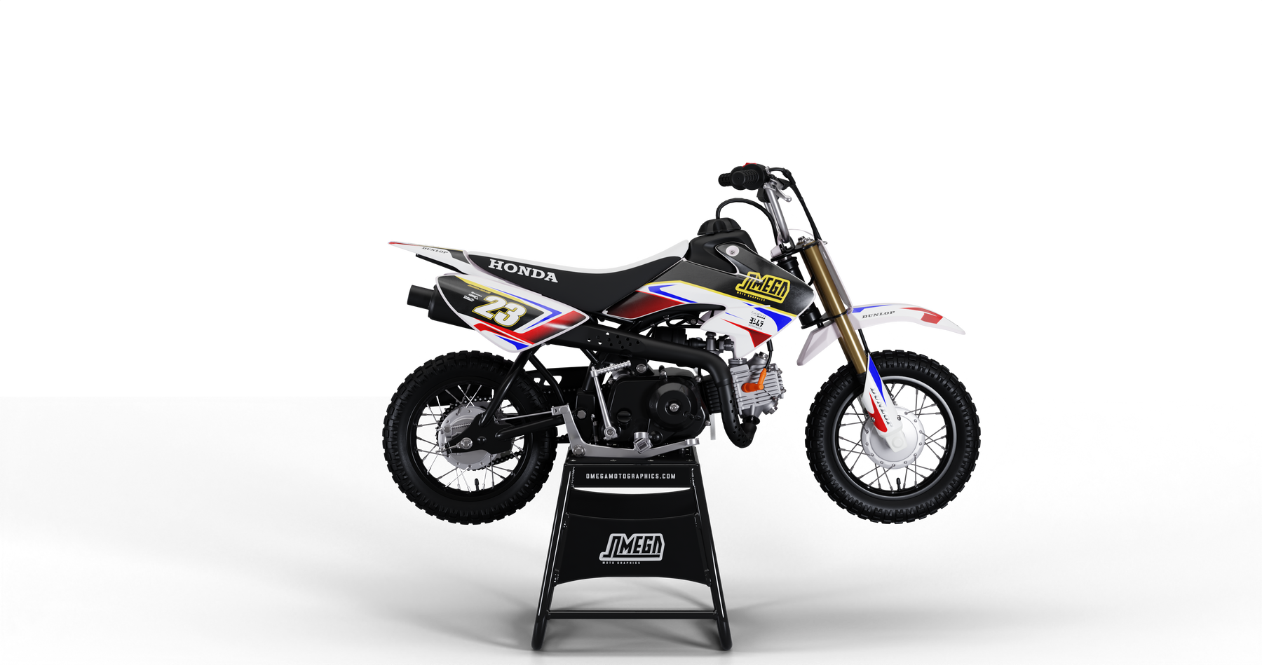 CRF50 Custom graphics kit Omega Moto Graphics