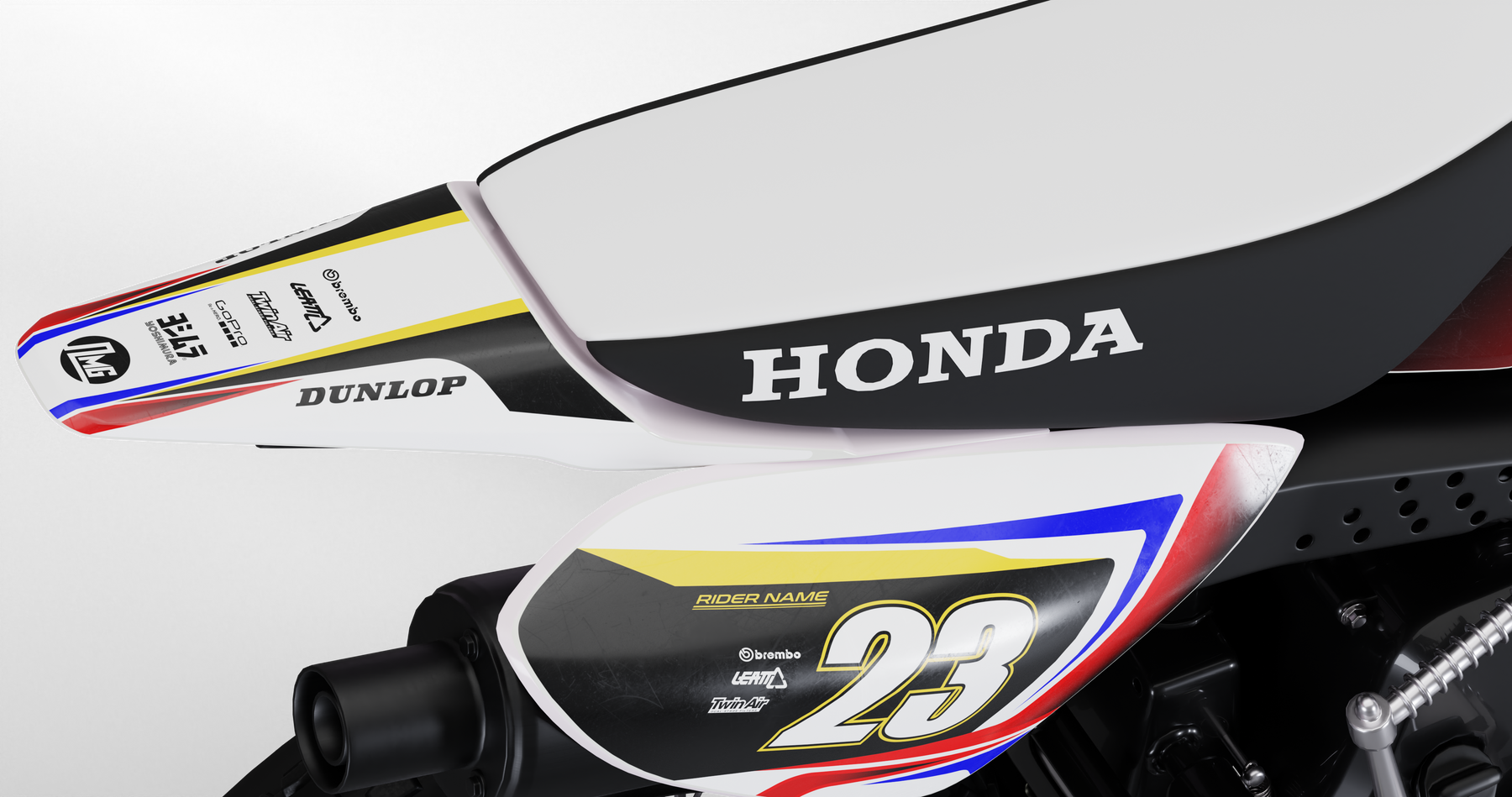 CRF50 Custom graphics kit Omega Moto Graphics