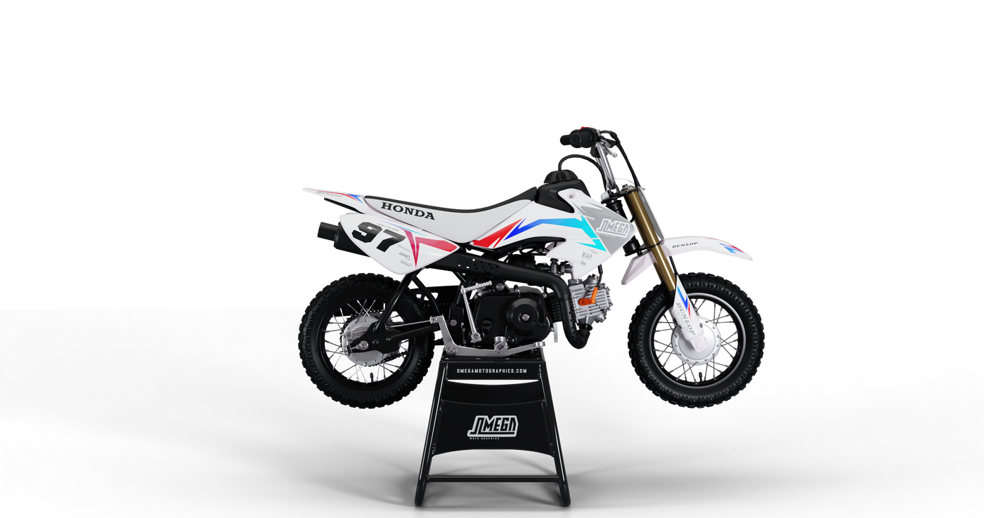 CRF50 Custom graphics kit Omega Moto Graphics