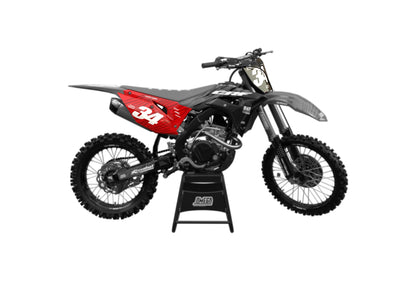 crf red tiger number plates