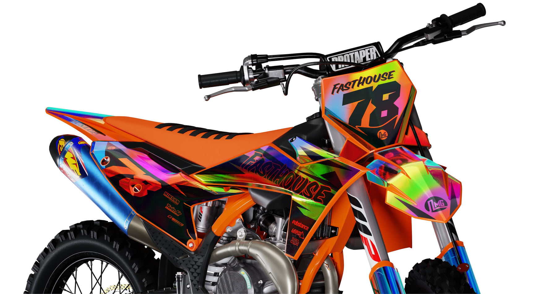 KTM SX EXC Titanium Graphics Kit | Omega Moto Graphics