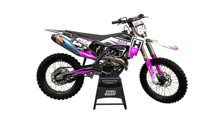 Husky Pink Retro Graphics Kit