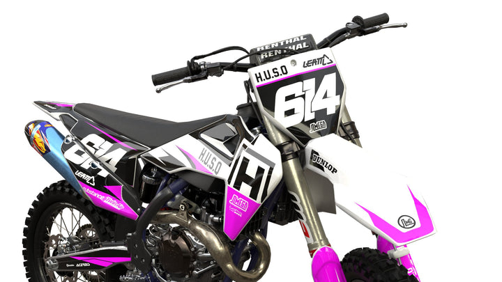 Husky Pink Retro Graphics Kit