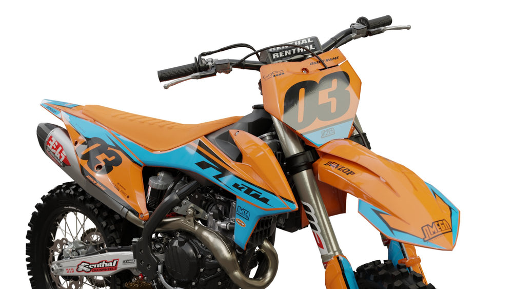 ktm blue graphics kit