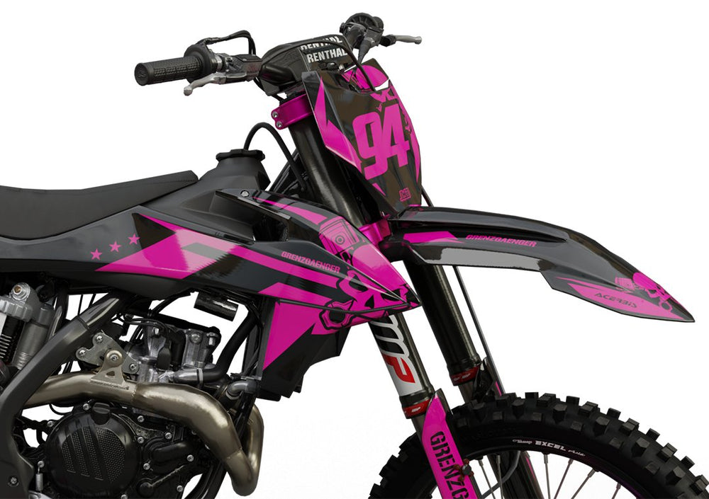 ktm pink piston graphics kit