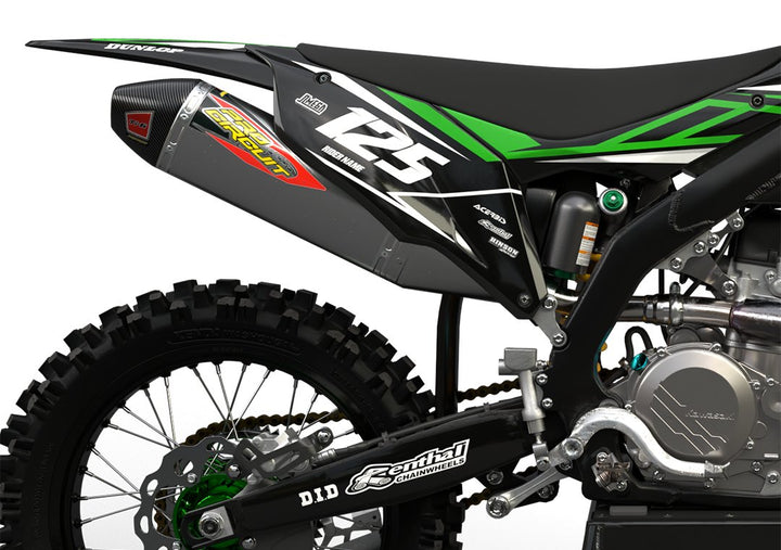 kawasaki kx kxf factory black graphics kit