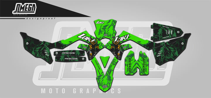 Loki dirt bike graphics