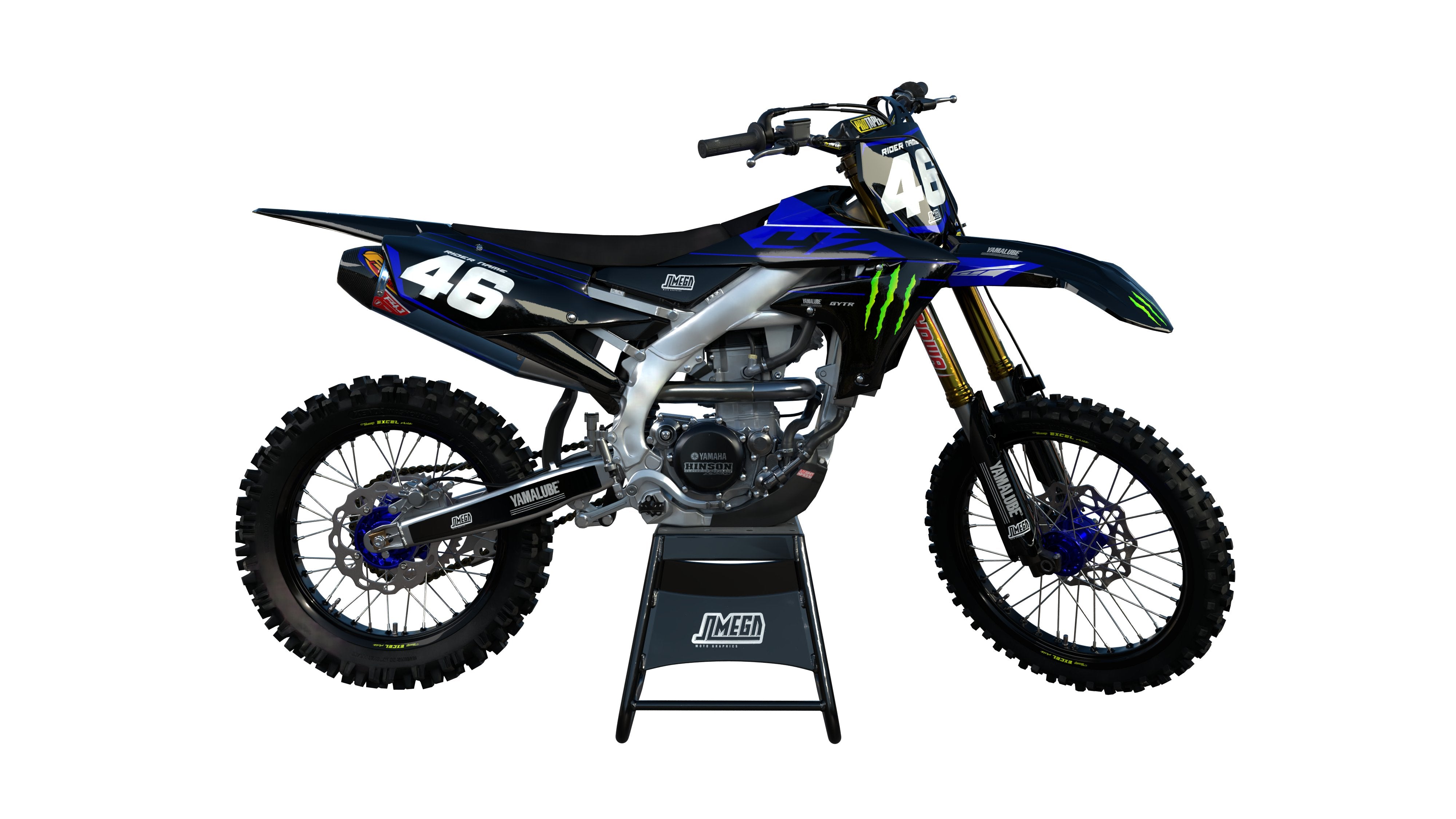 Yamaha YZ YZF WRF Monster Graphics Kit | Omega Moto Graphics