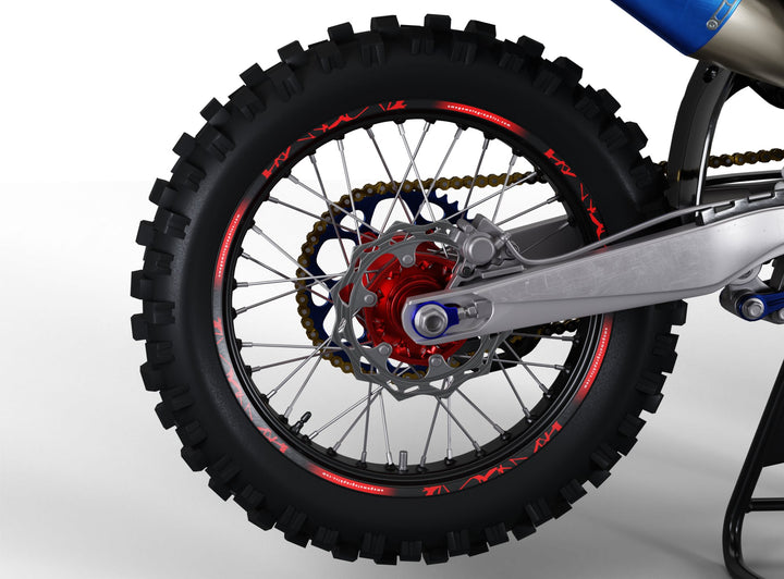 Red Rim Stickers - Design 2