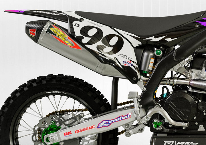 kawasaki kx kxf retro 90's factory graphics kit