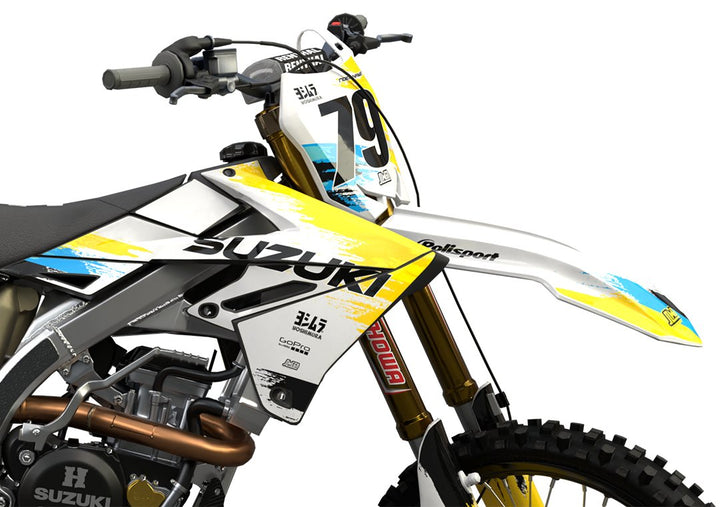 suzuki rm rmz brush strokes graphics kit