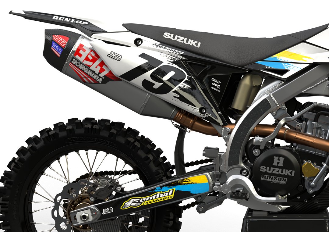 suzuki rm rmz brush strokes graphics kit