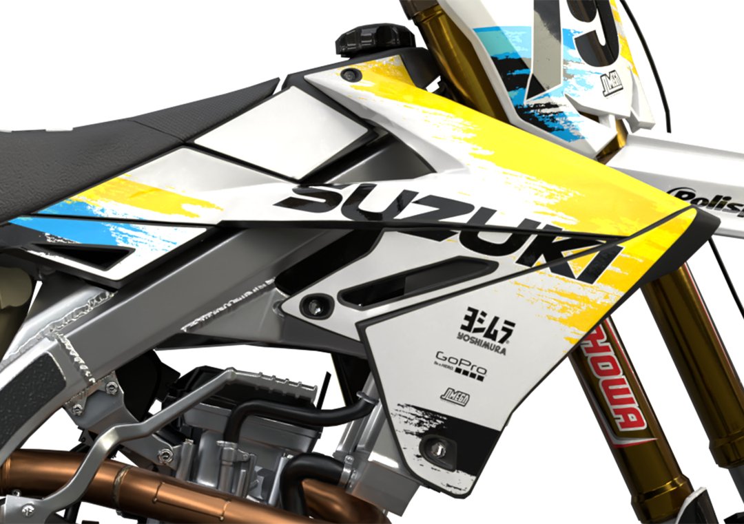 suzuki rm rmz brush strokes graphics kit