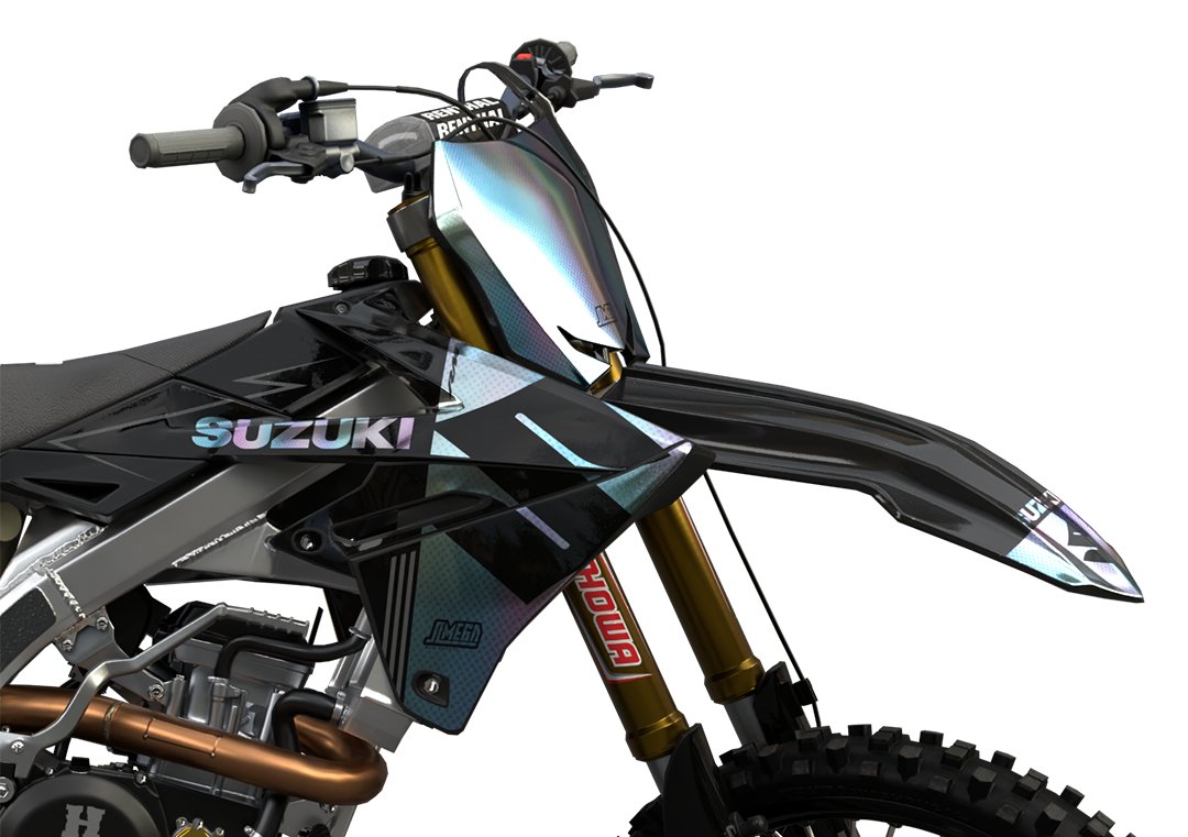 suzuki rm rmz holographic textures graphics kit