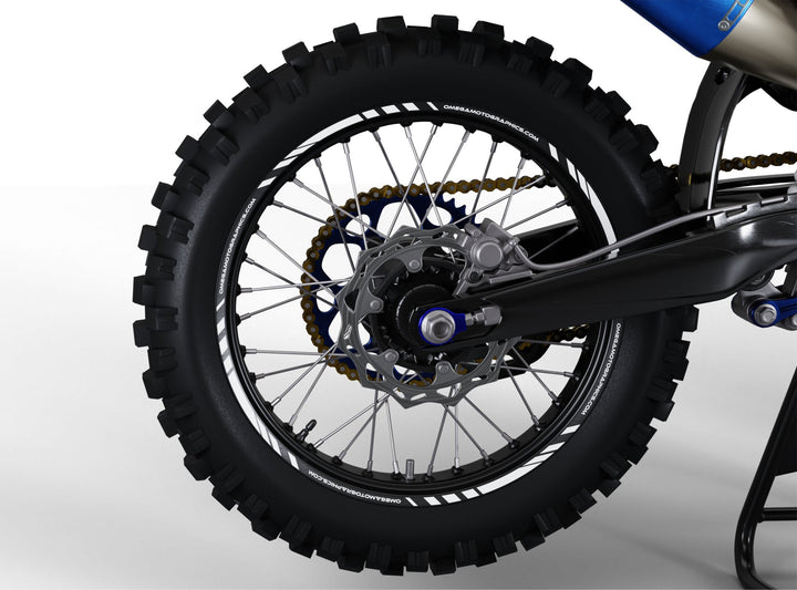 White Rim Stickers - Design 3