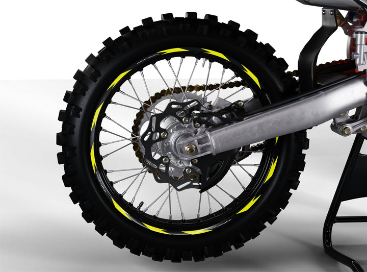 Yellow Rim Stickers - Design 1