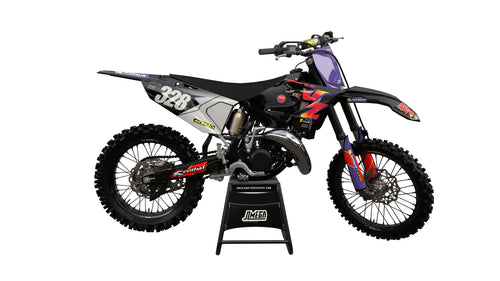 Yamaha Retro Blue Graphics Kit