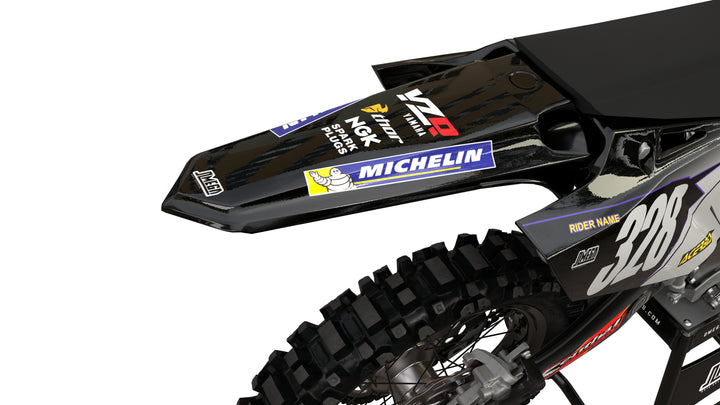 Yamaha Retro Blue Graphics Kit