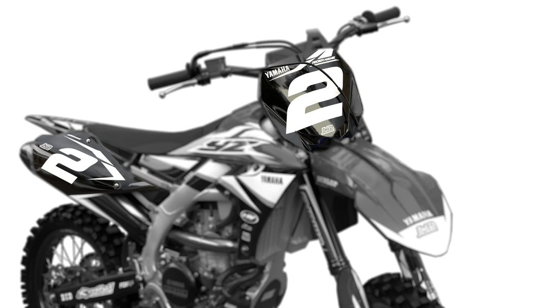 yamaha yz yzf blue number plates