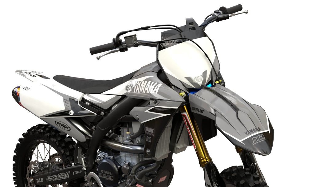 yamaha yzf factory grey graphics kit